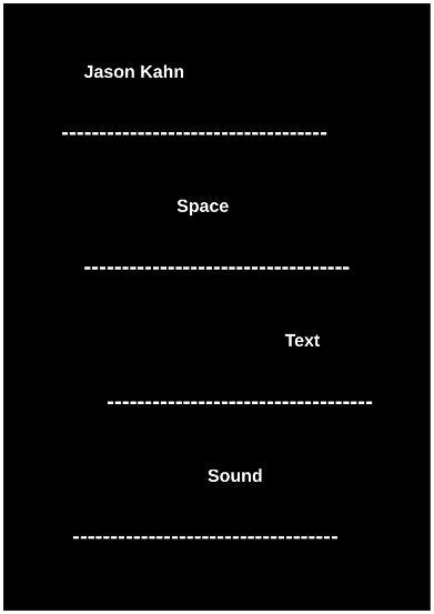Space Text Sound - Strange Goods