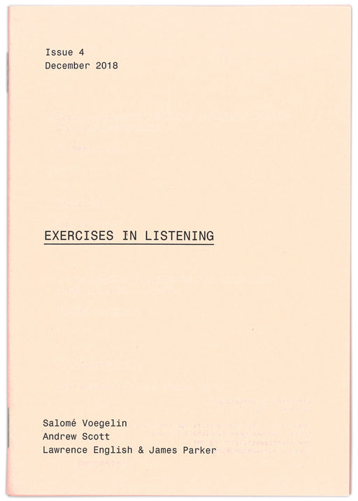 Exercises In Listening #4 - Strange Goods