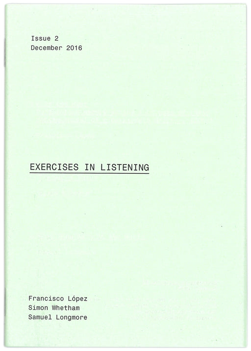 Exercises In Listening #2 - Strange Goods
