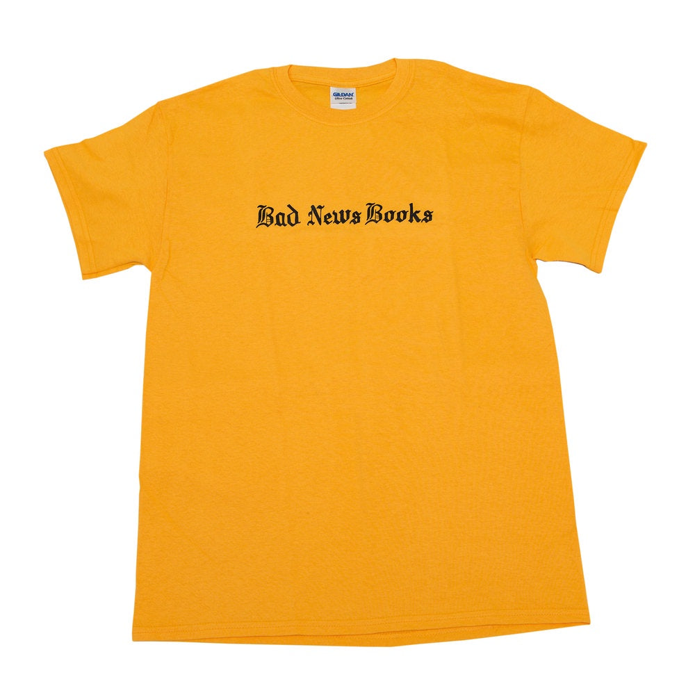 Bad News Books T-Shirt (Yellow) - Strange Goods